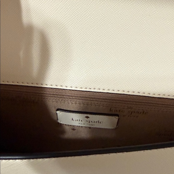 Kate Spade Colorblock Tan and Cream Crossbody Bag - Picture 9 of 10